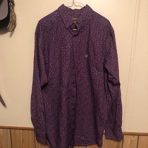 Purple Paisley Ariat shirt